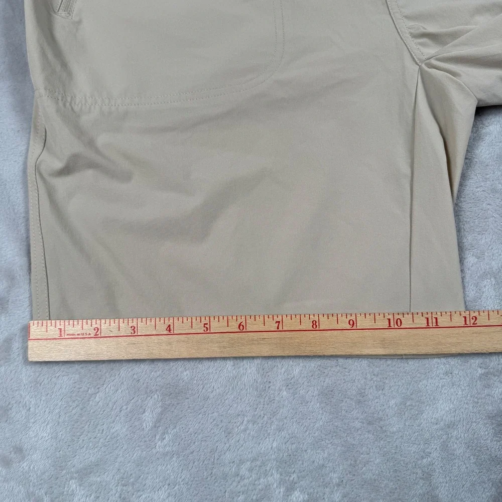 Pudolla Hiking Shorts Men XL Khaki Tan Lightweight Stretch Quick Dry Outdoor New